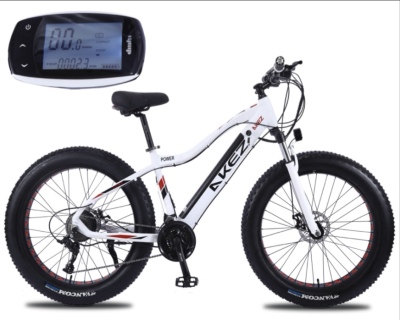 ELECTRIC SNOW BICYCLE,26 INCH,ALUMINUM BODY FRAME,DISC BRAKES.