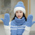 Wool Cap Female Winter Korean Style All-Matching Knitting Hat, Scarf and Gloves Three-Piece Ear Protection and Wind Protection Cold Suit
