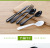 Disposable Fork Independent Packaging Black Plastic Large Spoon Pp Western Fork Thickened Hong Kong Style Takeaway Transparent Fork Spoon