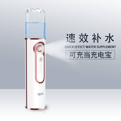 Cold Spray Water Replenishing Instrument Facial Humidifier USB Charging Nano Spray Device Sprayer Can Spray Alcohol