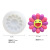 DIY Baking Tool Circular SUNFLOWER Fondant Cake Decoration Chocolate Ultra-Light Brickearth Silicone Mold