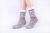 Currently Available Jacquard Love Striped with Fleece Lining Non-Slip Snow Bar Socks Cross-Border E-Commerce Thickened Indoor Knitted Socks Four Sets