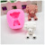 DIY Baking Cover Ears Bear Violent Bear Fondant Cake Decoration Plaster Aromatherapy Car Decoration Silicone Mold