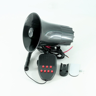 12V Seven-Tone Speaker Car Motorcycle Modification Alarm Flute round Mouth Seven-Tone Speaker Manufacturer