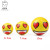 10cmpu Ball Expression Smiley Face Full Printing Ball Vent Toy Sponge Foam Ball Smiley Face Stress Ball Children's Toy