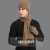 Cross-Border Manufacturers Specially Provide European and American Men's and Women's Knitted Wool Thickened Scarf Hat Gloves to Keep Warm Set Three-Piece Set