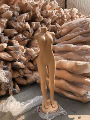 Women's Mannequin Headless Handless Mannequin PE Female Whole-Body Model Human Body Model Props Display Shelf