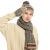 New Winter Set Warm Amazon Foreign Trade Cross-Border Acrylic Three-Piece Wool Hat Scarf Gloves