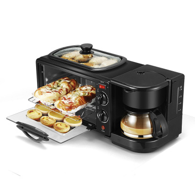 Toaster Oven Electric Toaster Multi-Function Toaster Triple Breakfast Machine Household Automatic Toaster Box
