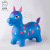 Factory Direct Sales Painted PVC plus-Sized Children's Inflatable Toy Mount Stall Wholesale Thickened Music Jumping Horse