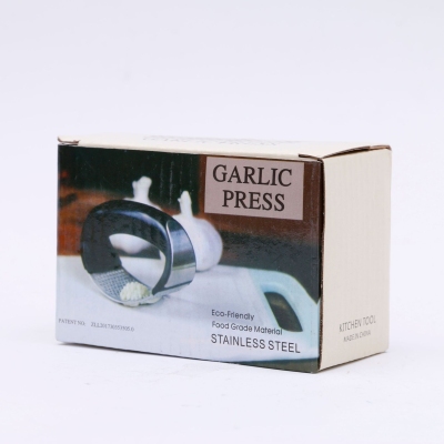 Factory Currently Available Direct Sales New Stainless Steel Garlic Press Arc Garlic Press Ring Garlic Press Manual Garlic Press