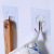 Transparent Non-Marking Hook Strong Hook Magic Non-Marking Nail Free Hook Bathroom Kitchen Household Plastic Hook