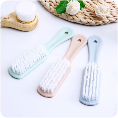 Handle Soft Fur Shoe Brush Home Cleaning Supplies Plastic Cleansing Brush Laundry Brush Decontamination Shoe Brush Wholesale