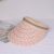 Hat Female Summer Visor Hat All-Matching Sun Hat Korean Style Fashion Sun Hat Straw Hat Beach Lace