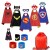 Amazon Hot Sale Superman Children's Cloak Superhero Children's Cloak Halloween Children Anime Hero Cloak