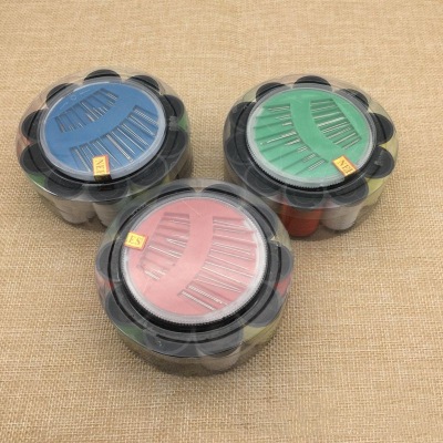 10-Branch round Sewing Box Household Daily Sewing Sewing Kit Wholesale