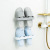 Creative Cat's Paw Punch-Free Wall-Mounted Combination Slipper Rack Home Bathroom Bathroom Slippers Draining 