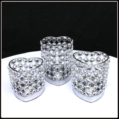 heart-shaped crystal candlestick sz-5740b creative heart-shaped christmas candlestick