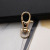 Factory Direct Sales Snap Hook Zinc Alloy Hook KC Gold Fish Mouth Buckle Creative Keychain Pirate Key Chain Paparazzi Buckle