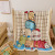 AQI Tuanzi Q Version Berber Fleece Blanket Cartoon Children's Blanket Office Kindergarten Nap Blanket Customizable