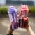 Double-Headed Straw Cup Kid's's Tea Cup Trending on TikTok Same Dual-Use Double-Drink Cup for Primary School Students Double-Mouth