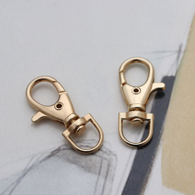 Factory Direct Sales Snap Hook Zinc Alloy Hook KC Gold Fish Mouth Buckle Creative Keychain Pirate Key Chain Paparazzi Buckle