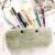 Cute Expression Plush Pencil Bag Large Capacity Creative Girlish Heart Stationery Bag Furry Korean Style Pencil Case