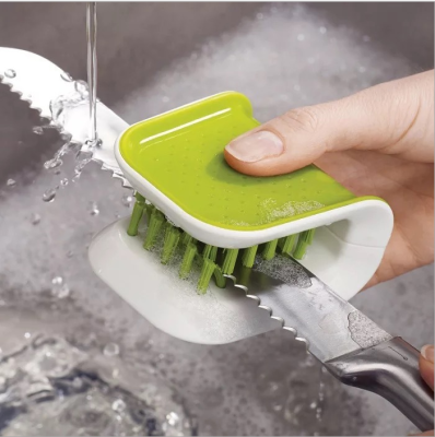 Creative Kitchen Cleaning Supplies Chopsticks Knife and Fork Brush U-Shaped Cleaning Hand Brush Double-Sided Cleaning Brush