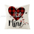 Nordic Valentine's Day Pillow Case Custom Red Love Letter Linen Cushion Cover Sofa Office Throw Pillowcase