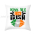 St Patrick's Day Pillowcase Custom Nordic Green Four-Leaf Clover Sofa Cushion Cover Peach Skin Velvet Throw Pillowcase