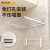 Punch-Free Foldable Clothes Hanger Nail-Free Kitchen Bathroom Clothes Drying Rod Bathroom Storage Storage Rack