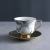 Hotel/Home Plating Ceramic Cup & Saucer Set