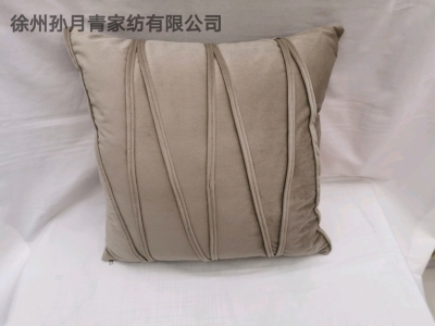 Simple European-Style Pillow Pillowcase Cushion Cushion Cover Sofa Backrest Automotive Waist Cushion Bedding Daily Necessities