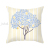 Peach Skin Pillowcase Customized Nordic Style Fresh Leaves Series Office Cushion Throw Pillowcase Cross-Border Hot Sale