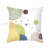 Peach Skin Pillowcase Customized Nordic Style Fresh Leaves Series Office Cushion Throw Pillowcase Cross-Border Hot Sale