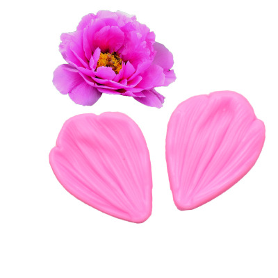 DIY Baking New Peony Flower Silicone Cake Mould Modeling Baking Mold Brickearth Liquid Silicone