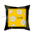Pillowcase Yellow Daisy Digital Printing Throw Pillowcase Office Sofas Peach Skin Cushion Cover Custom Cross-Border