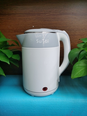 Electric Kettle Household Double-Layer Anti-Scald Electric Kettle Stainless Steel Kettle 2.5L Kettle