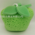 Green Apple Three-Dimensional Creativity Fruit Cartoon Bath Cleaning Sponge Fruit with Hole Bath Sponge