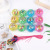 Stall Hot Sale Toys 6.5 with Rope Ribbon Glowing Bounce Ball Luminous Crystal Ball Luminous Children's Toys