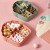 Home Creative Cartoon Cute Dried Fruit with Lid Snack Storage Box Modern Living Room Coffee Table Candy Box Fruit Plate