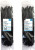 100 Black Nylon Cable Zip Ties Self-Locking 4.8mm 12 Inches Weather and UV Resistant Black