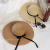 New Straw Hat Women's Summer Beach Seaside Vacation Bowknot Sunshade Female Sun-Proof Straw Hat Vacation Travel