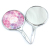 Customized ABS Plastic Hand-Hold Mirror Epoxy Single-Sided Mirror Hand Strap Handle Mirror Can Be Invoiced