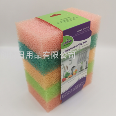 Luffa Cotton 5-Piece Set Card Filter Cotton Non-Stick Oil Absorbent Good Kitchen and Bathroom Cleaning Sponge
