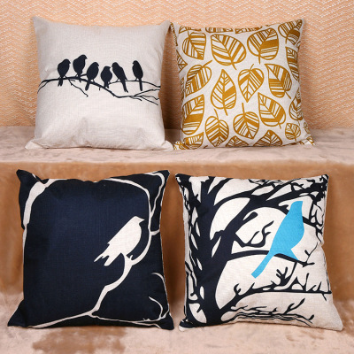 Summer European Home Sofa Pillow Cases Fashion Best-Seller Linen Pillow Pillowcase Cushion Cover Custom One Product Dropshipping