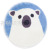 Lambswool Cartoon Pattern Dot Plastic Felt Bottom Non-Slip round Cushion Soft and Comfortable Shaped Seat Cushion