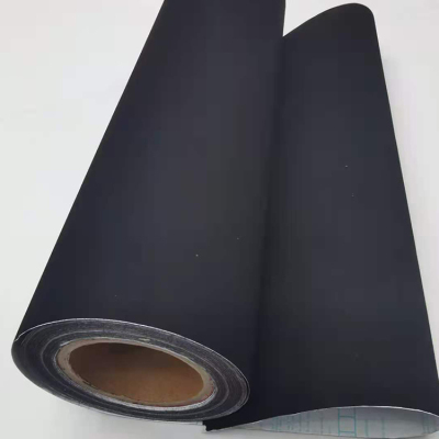 Black PVC Flocking Cloth Is Suitable for Decoration Inner Box Inner Box of Package Inner Box Self-Adhesive