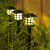 Outdoor Rainproof Solar LED Lawn Lamp Small House Lamp Mini Solar Light Small Palace Lamp Garden Lamp