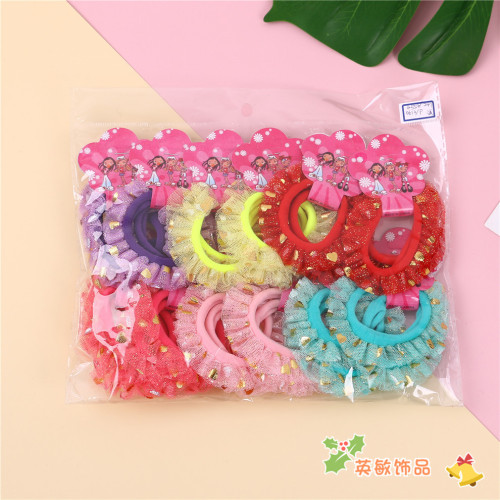 Seamless Hair Band High Elastic Rubber Band Hair Bold Hair Rope Children‘s Simple Hair Rope Jewelry 